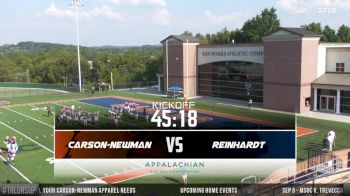 Replay: Reinhardt vs Carson-Newman | Aug 29 @ 5 PM