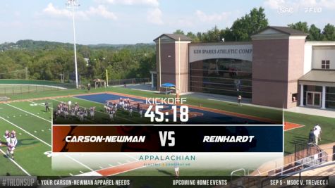 Replay: Reinhardt vs Carson-Newman | Aug 29 @ 5 PM