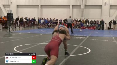 174 lbs C Of 16 #2 - Michael Wilson, Rider vs Jack McGill, Columbia