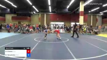 90 lbs Semifinal - Hanna Givens, Texas Takedown Academy vs Bella Yamamoto, Grapplers HI