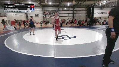 70 kg Champ. Rd Of 256 - Caleb Sweet, Bearcat Wrestling Club vs Wyatt Gardner, Falcon Regional Training Center