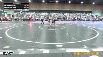 100 lbs Consi Of 8 #2 - Aaliyah Jurado, Live Oak High School vs Brooklynn Reed, N/A