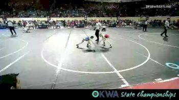 57 lbs Consi Of 4 - Emy Rice, Clinton Youth Wrestling vs Kimberly Emmons, Grove Takedown Club