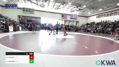 112 lbs Rr Rnd 2 - Abrianna Kreger, Blackwell Wrestling Club vs Hunter Warden, Morrison Takedown Club