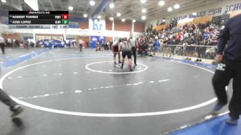 285 lbs Champ. Round 2 - Jose Lopez, Alemany vs Robert Torres, Paramount