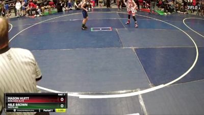 67 lbs Champ. Round 1 - Mason Huitt, Badlands Elite vs Nile Brown, WESTLAKE