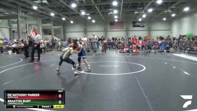 100 lbs Champ. Round 1 - De`Anthony Parker, Scott City vs Braxton Burt, Lawrence Elite