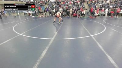 106 lbs Cons. Sub-quarters - Adric Jensen, Grantsville vs Jackson Dahle, Murray