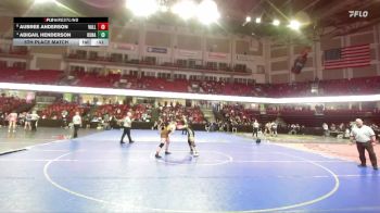 165 lbs 5th Place Match - Aubree Anderson, Vallivue vs Abigail Henderson, Kuna