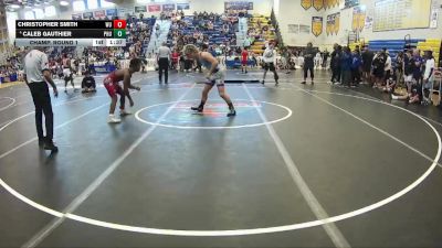 126 lbs Champ. Round 1 - Christopher Smith, Wrestling University vs Caleb Gauthier, Palm Harbor University