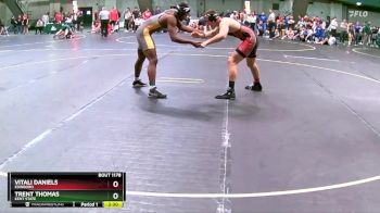 184 lbs Quarterfinal - Trent Thomas, Kent State vs Vitali Daniels, Edinboro