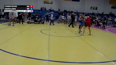132 lbs Semis - Conner Moore, Team Real Life Wrestling vs Ashton Lewis, Middleton Wrestling Club