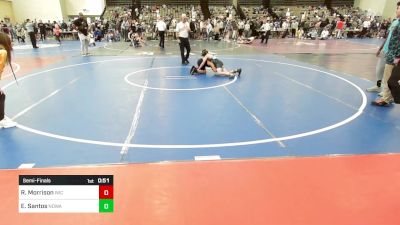 85-M2 lbs Semifinal - Ethan Santos, Northern Delaware Wrestling Academy vs Ryan Morrison, Immortals Wrestling Club