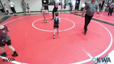 43 lbs Rr Rnd 2 - Kohen Crowder, Checotah Matcats vs Stetson Beavers, Tahlequah Wrestling Club
