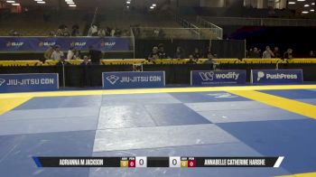 Annabelle Catherine Harshe vs Adrianna M Jackson 2026 Pan Jiu Jitsu IBJJF Championship