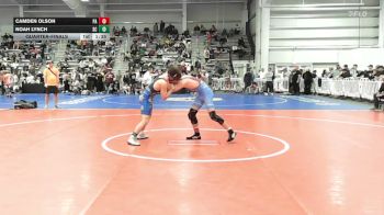 132 lbs Quarterfinal - Camden Olson, PA vs Noah Lynch, SC