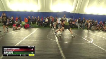106 lbs Round 2 (8 Team) - Greyson Clemens, Ohio Lightning vs Cam Meier, Death Squad