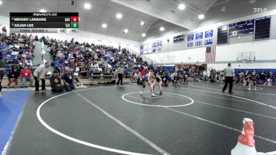 100 lbs Cons. Round 3 - Juliah Lee, El Dorado vs Nevaeh Lansang, Gahr