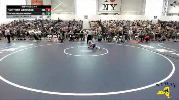 50 lbs Cons. Round 3 - Anthony Genovese, B2 Wrestling Academy vs Walker Swanson, Club Not Listed
