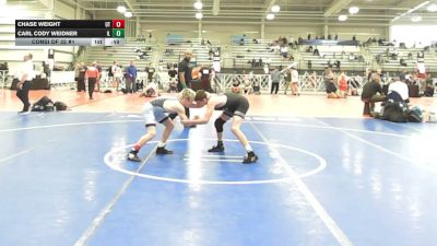 106 lbs Consi Of 32 #1 - Chase Weight, UT vs Carl Cody Weidner, IL