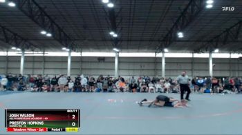 106 lbs Round 1 (4 Team) - Josh Wilson, All IN Wrestling Academy vs Preston Hopkins, Hawks WC