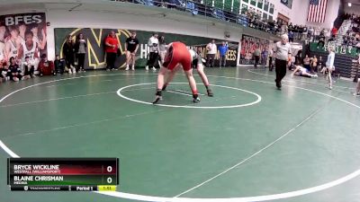 175 lbs Semifinal - Bryce Wickline, Westfall (Williamsport) vs Blaine Chrisman, Medina