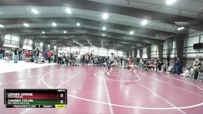 85 lbs Cons. Round 2 - Ledger Aimone, Team Prestige vs Camden Colvin, Roy Wrestling Club