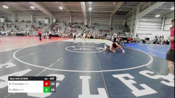 195 lbs Rr Rnd 1 - Anthony Franzoso, Raider Wrestling Club vs Aston Allen, Superior Wrestling Academy