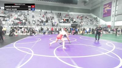 57 kg Champ. Rd Of 16 - Abigail Mardock, The Factory Wrestling Club vs Molly Allen, Cowgirls Wrestling Club