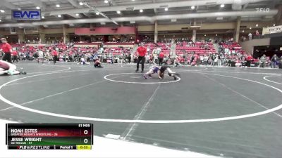 58 lbs Semifinal - Jesse Wright, OZ Trojan vs Noah Estes, Greater Heights Wrestling