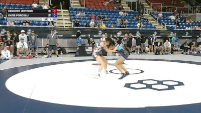 110 lbs Cons. Rd Of 32 - Kennedy Jeppson, Utah vs Katie Porcelli, New York