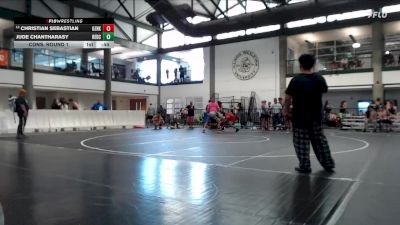 100-110 lbs Cons. Round 1 - Christian Sebastian, Aurora (East Aurora) vs Jude Chantharasy, Purler