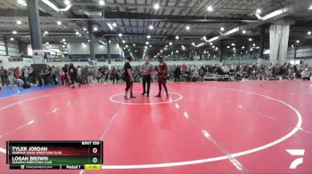 210 Max Cons. Semi - Logan Brown, Samurai Wrestling Club vs Tyler Jordan, Warmup Gang Wrestling Club