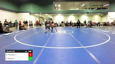 190 lbs Round Of 32 - Carson Thomas, OH vs Steele Brown, GA