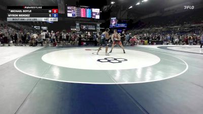 215 lbs Champ. Rd Of 64 - Michael Boyle, OH vs Myron Mendez, FL