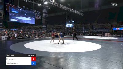 144 lbs Rnd Of 64 - Corin Lowe, Oklahoma vs Tristin Robinson, Alabama