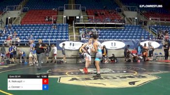 145 lbs Cons 32 #1 - Austin Nekvapil, Oregon vs James Conner, California