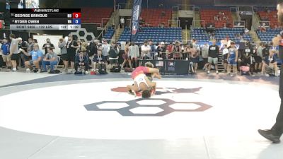 132 lbs Champ. Rd Of 32 - George Bringus, Missouri vs Ryder Owen, Washington