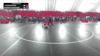 94 lbs Semifinal - Cullen Zellner, Askren Wrestling Academy vs Jackson Katterhagen, B.A.M. Training Center
