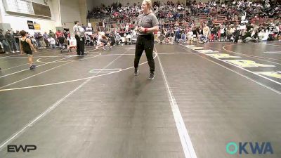 58 lbs Consi Of 8 #1 - Weston Pulliam, Team Tulsa Wrestling Club vs Stetson Basquez, Berryhill Wrestling Club