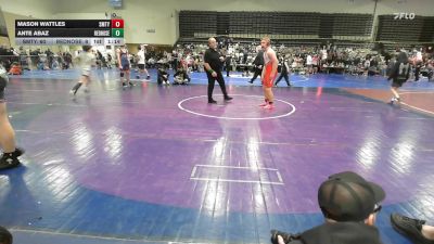 161 lbs Rr Rnd 7 - Mason Wattles, Smitty's Barn - MSC vs Ante Abaz, RedNose Wrestling School - MSC