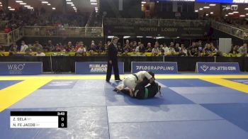 ZOHAR SELA vs NINA FE JACOB 2024 Pan Kids Jiu-Jitsu IBJJF Championship