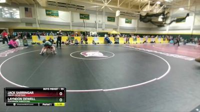 95 lbs Round 3 - Jack Sarringar, Sibley-ocheydan vs Layndon Dewell, Governor Wrestling