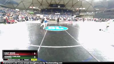 70 lbs Quarterfinal - Konner Carlson, Washington vs Cauy Wood, Cruiser Wrestling Club