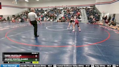 120 lbs Round 3 - Maria Valecillos, Katy Cinco Ranch (Girls) vs Genesis Montes-Suarez, El Paso Pebble HIlls (Girls)