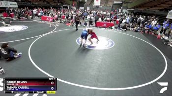 190 lbs Round 2 (16 Team) - Darius De Asis, BAWA-FR vs Tasman Cassell, TCWA-FR