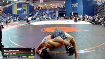 215 lbs Cons. Round 7 - Riley McPherson, Brecksville vs Stosh Zalota, Malvern Prep