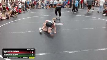 58 lbs Quarterfinal - Harrison Parker, C2X vs Cameron Parris, Ninety Six Wrestling