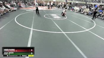 107 lbs Semis & 1st Wrestleback (8 Team) - Aiden Burns, Caledonia-Houston vs Zack Dixon, Xavier