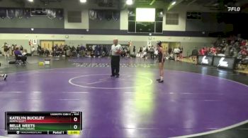 100 lbs Quarterfinal - Katelyn Buckley, North Scott vs Belle Weets, Vinton-Shellsburg